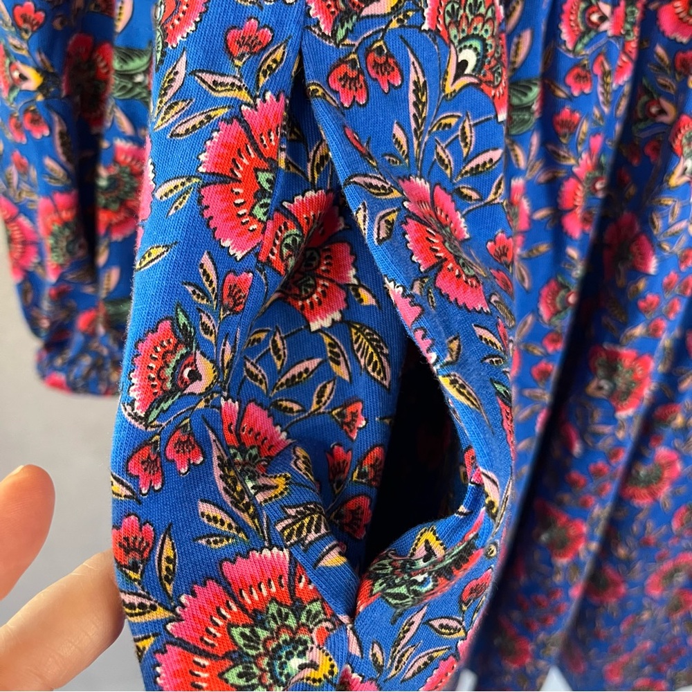 Boden Willow Frill Short Shirt Dress Sz 6P Garden Party Boho Casual Flower NWOT - Picture 9 of 11